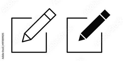 Register icon Outline Style. Vector Illustration in flat For Graphic Design