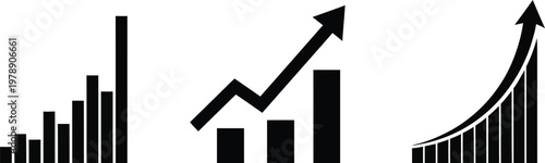 Growth and progress a visual representation of increasing trends and success