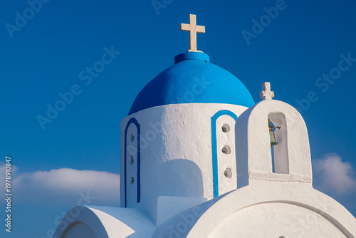Canvas Print Church of St. Panteleimon, Amorgos, Greece