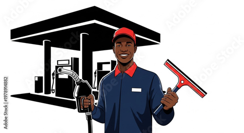 man in front of his house