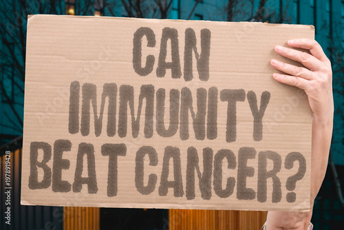 Konstfotografi "Can Immunity Beat Cancer?" Researchers continue to explore whether immune-based treatments can consistently achieve long-term cancer remission