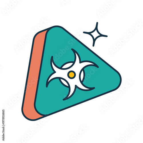 Hazardous Waste vector icon