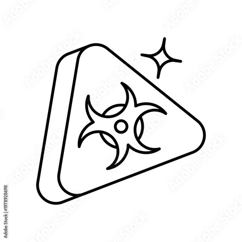 Hazardous Waste vector icon