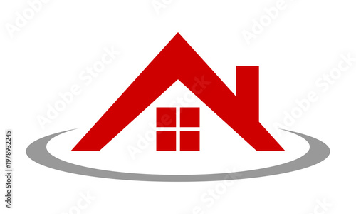modern home building property logo