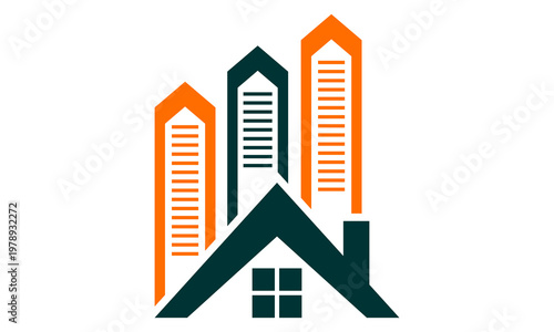 real estate home building logo