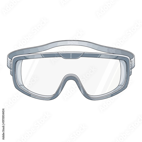Safety goggles for eye protection.