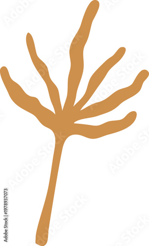 Tropical Leaf Silhouette