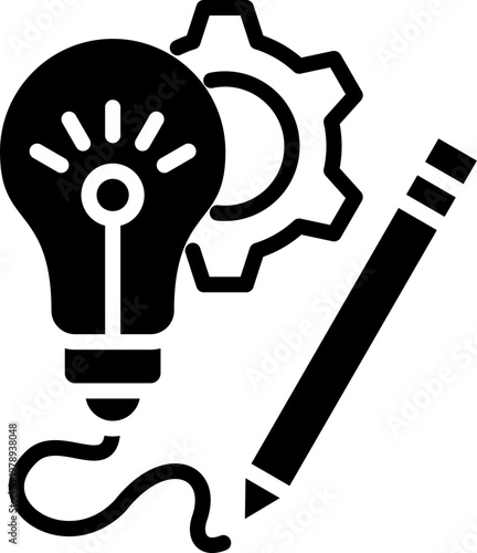 Creativity mixed icon