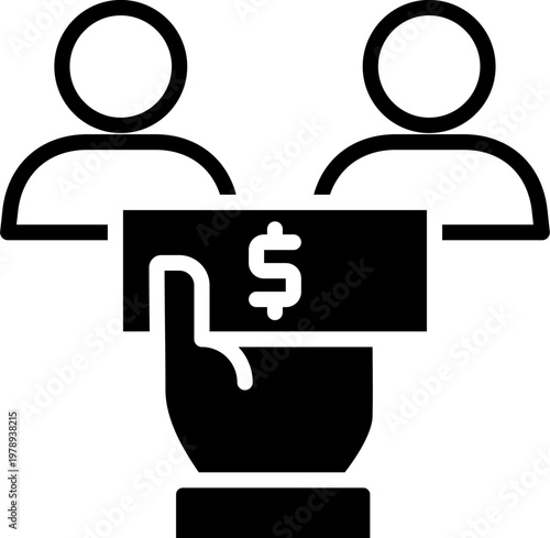 Compensation mixed icon