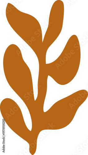 Tropical Leaf Silhouette