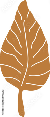 Tropical Leaf Silhouette