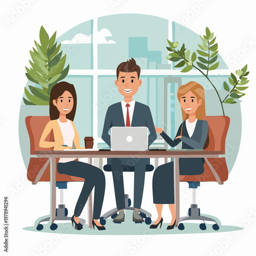 Business Team Illustration