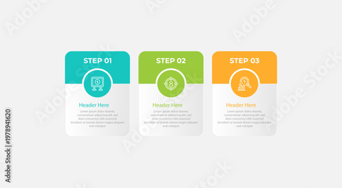 Displays three speech bubble diagrams with different color accents and headers.