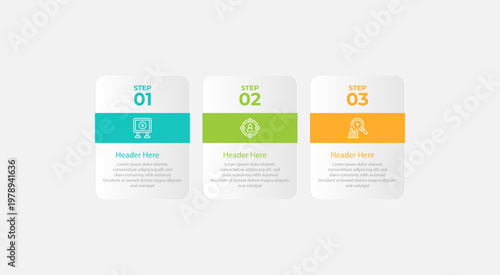 Displays three speech bubble diagrams with different color accents and headers.