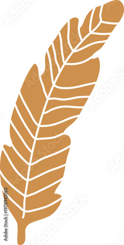 Tropical Palm Leaf Silhouette