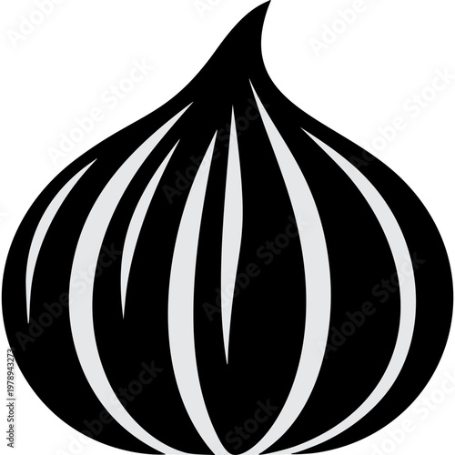 Garlic Icon Vector