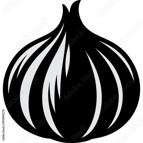 Garlic Icon Vector
