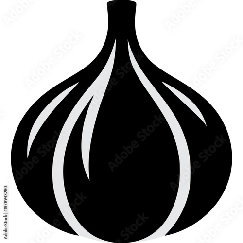 Garlic Icon Vector