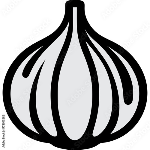 Garlic Icon Vector