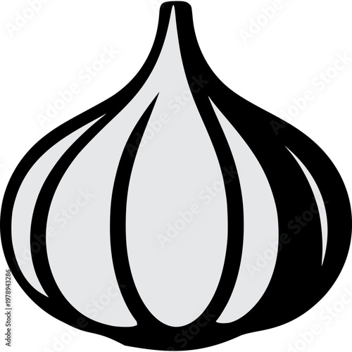 Garlic Icon Vector