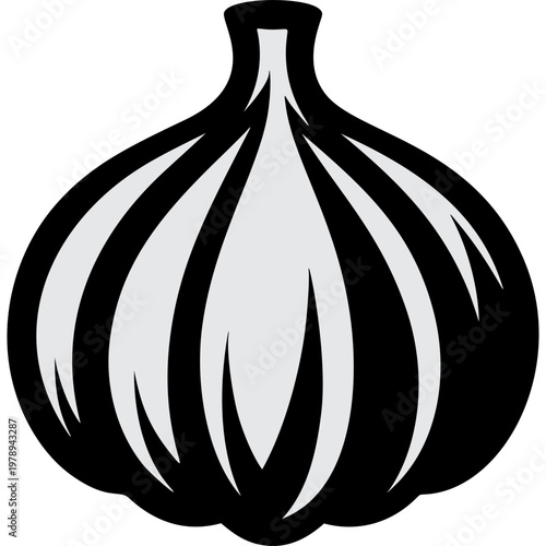 Garlic Icon Vector