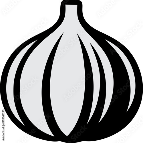 Garlic Icon Vector