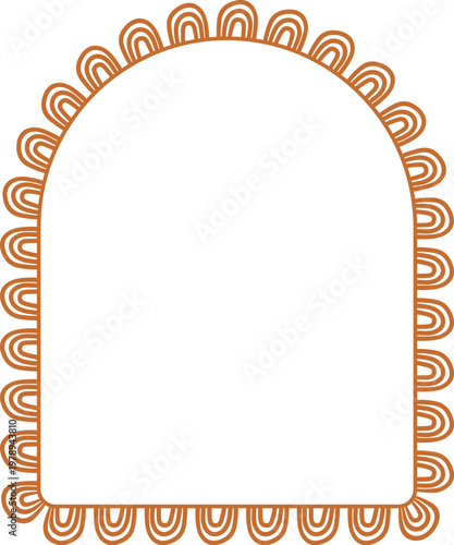 Frame Arch Border Boho Summer