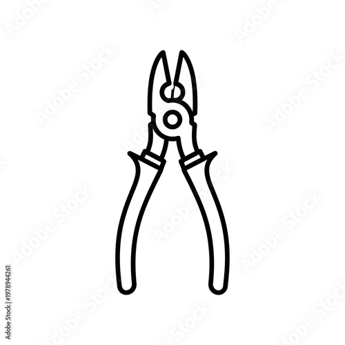 Pliers tool for gripping objects tightly.