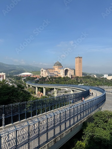 Vista panoramica do Santuario nacional de Aparecida