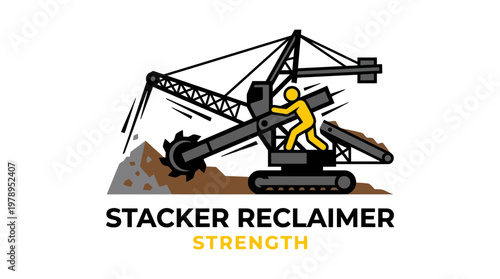 Stacker Reclaimer Strength Logo