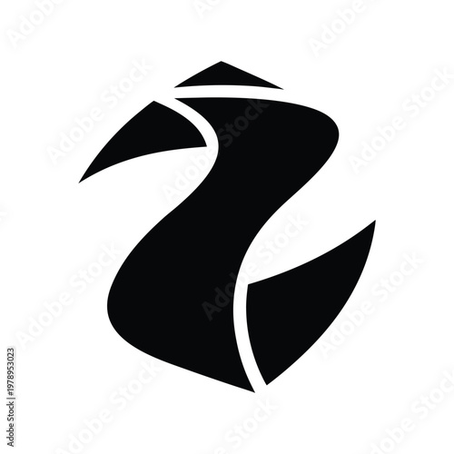 Ribbon Icon Modern Ui Design Vector Illustration