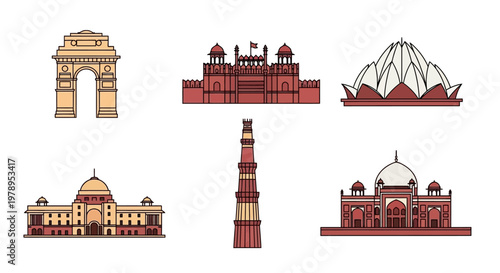Famous Landmarks and Historic Monuments of New Delhi India