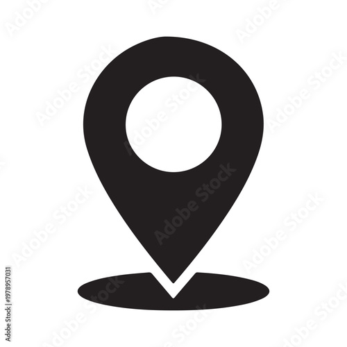 pin location locator icon vector design template