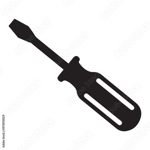 screwdriver equipment icon vector