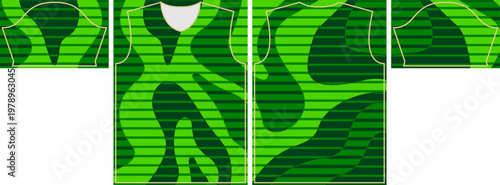 Green Abstract Jersey Design Background for Sports and Casual Life Style