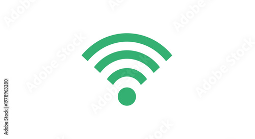 A wifi signal icon showcasing connectivity 
