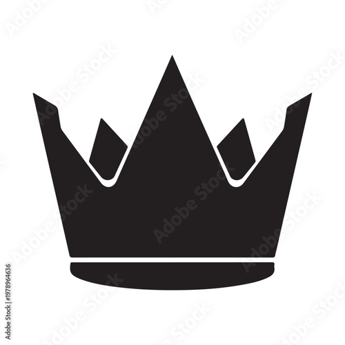 Crown Icon Vector Symbol Design Illustration