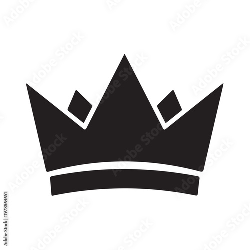 Crown Icon Vector Symbol Design Illustration