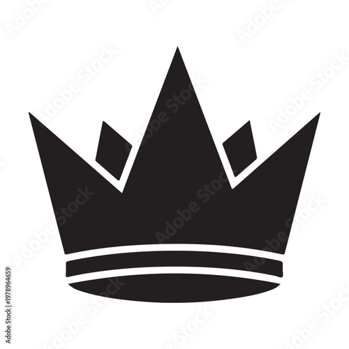 Crown Icon Vector Symbol Design Illustration