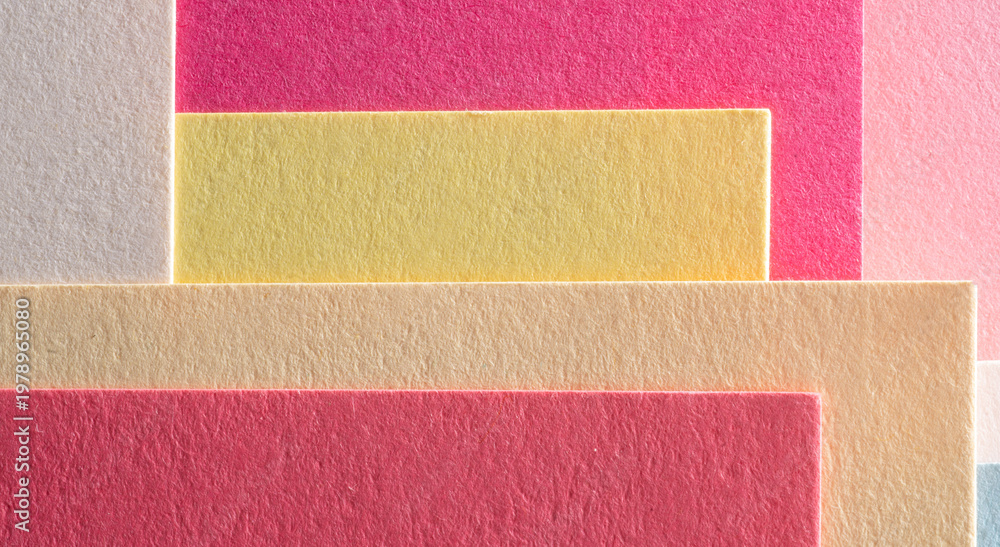 Fototapeta premium Abstract colorful background with paper texture and geometric shapes and lines