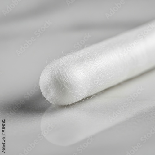 Macro of Sterile Synthetic Swab Tip for Medical Testing