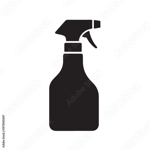 spray bottle vector illustration with trendy design. cleaning spray bottle icon