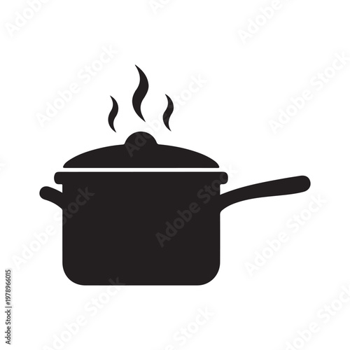 Pan icon Pot icon Cooking in pot Cook icon Soup pot icon