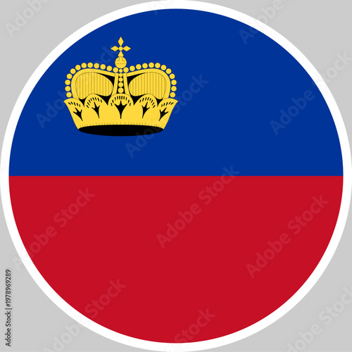 Liechtenstein National Flag Vector Illustration in Circle Shape, High Quality Design Free Download Liechtenstein National Flag Vector Illustration in Circle Shape, High Quality Design - GFXLoad