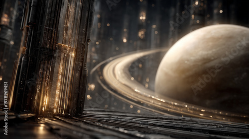 Celestial Cityscape: An awe...