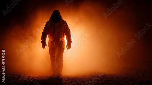 Mysterious Figure in a Hazm...