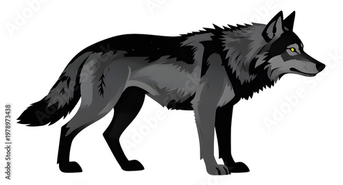 gray wolf, wolf illustration, wild animal, forest animal, standing wolf, wildlife predator, canine animal, nature wildlife, animal illustration, wolf design, wild mammal, outdoor animal, wolf icon, fo