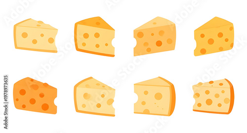 cheese illustration, cartoon cheese, swiss cheese, maasdam cheese, cheese slice, cheese block, dairy food, yellow cheese, hole cheese, food illustration, snack food, kitchen ingredient, tasty cheese, 