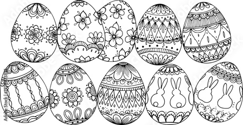 Lovely watercolor easter egg
