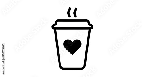 coffee cup, cup icon, coffee icon, mug icon, beverage icon, drink icon, hot coffee, espresso cup, latte cup, cappuccino cup, cafe coffee, barista coffee, steaming coffee, coffee heart, heart coffee, l